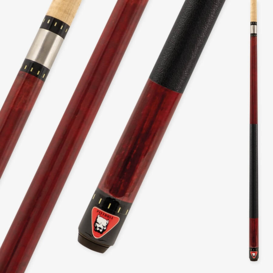 POOL CUE PITBULL CMS - BURGUNDY