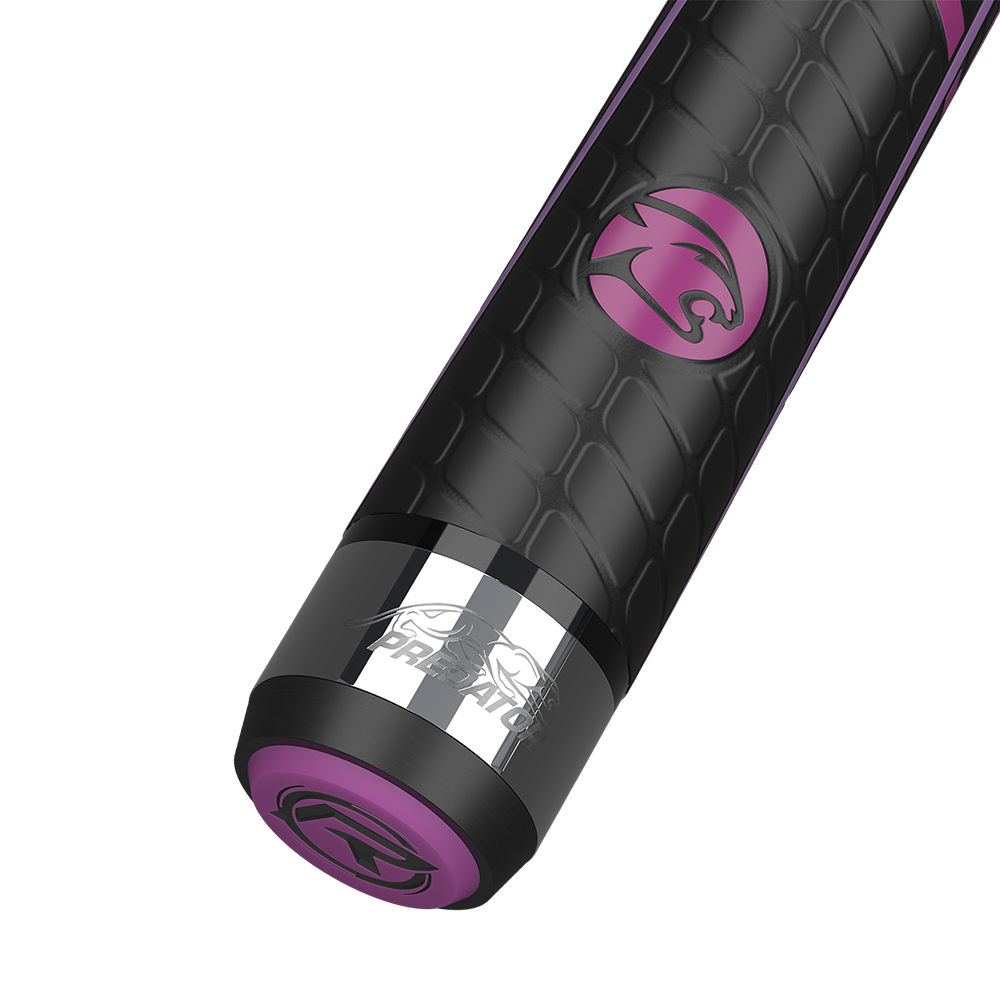 PREDATOR BK RUSH CUE PINK/SILVER UNI-LOC QUICK RELEASE SPORT WRAP 18.5OZ - LIMITED EDITION