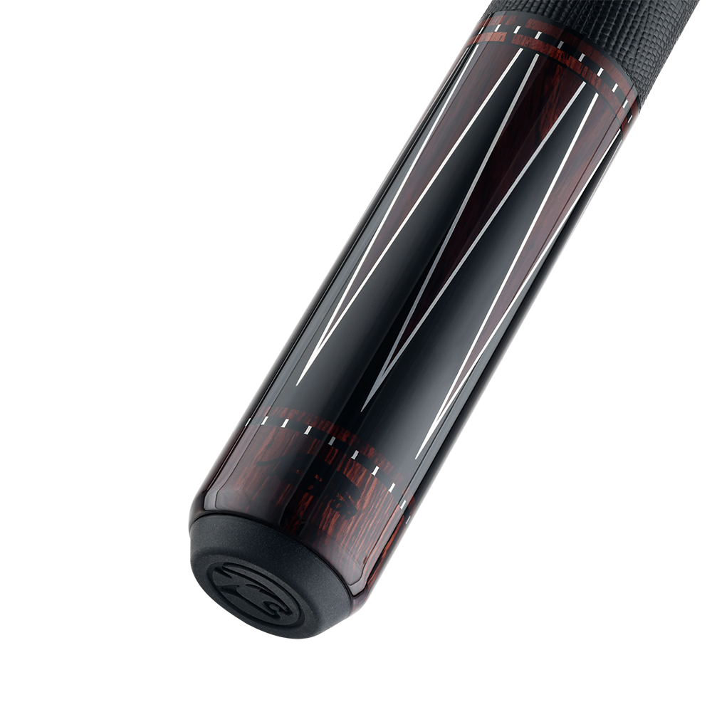 PREDATOR BUTT TS8 ARTISAN EBONY/KINGWOOD UNI-LOC LIZARD GRAIN LEATHER WRAP (SHAFT NON INCLUDED) - LIMITED EDITION