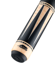 MANCHE PREDATOR TS8 ARTISAN ÉBÈNE/ÉRABLE FRISÉ UNI-LOC GRIP EN CUIR GRAINÉ DE LÉZARD NOIR (FLÈCHE NON-INCLUSE) - ÉDITION LIMITÉE