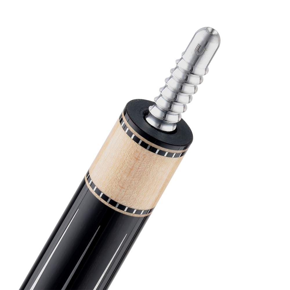 MANCHE PREDATOR TS8 ARTISAN ÉBÈNE/ÉRABLE FRISÉ UNI-LOC GRIP EN CUIR GRAINÉ DE LÉZARD NOIR (FLÈCHE NON-INCLUSE) - ÉDITION LIMITÉE