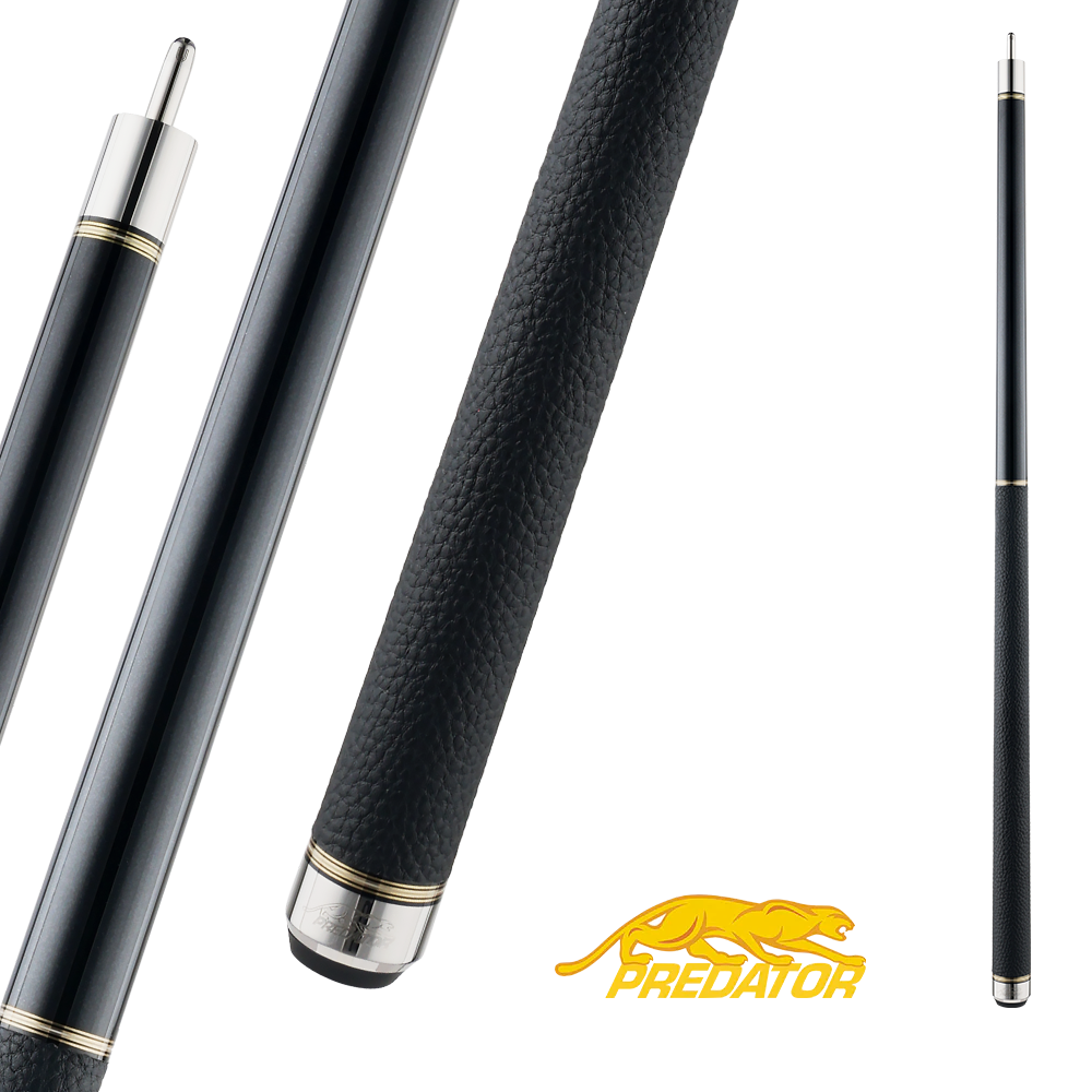 PREDATOR BUTT 10K BLACK PAINTED MAPLE UNI-LOC LEATHER LUXE WRAP (SHAFT NON INCLUDED) - LIMITED EDITION