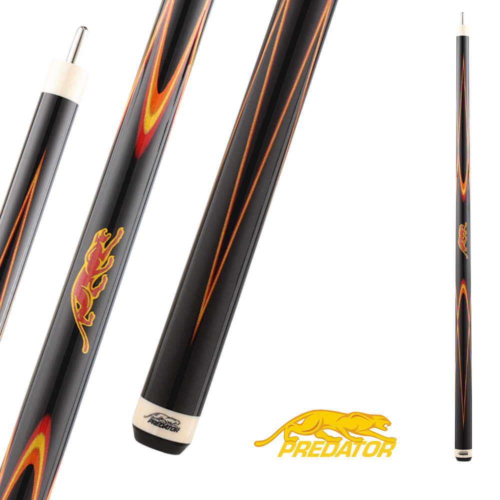 PREDATOR BUTT DOUBLE BUTTERFLY 2 2ND GENERATION RED/YELLOW/ORANGE UNI-LOC NO WRAP (SHAFT NON INCLUDED)- LIMITED EDITION