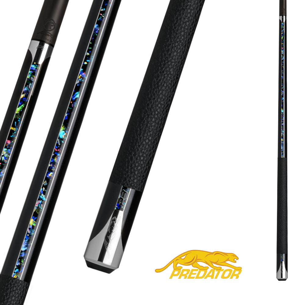 PREDATOR BUTT P3 GALAXY BLACK/GLOSS GALAXY STRIPE UNI-LOC LEATHER LUXE WRAP (SHAFT NON INCLUDED) - LIMITED EDITION