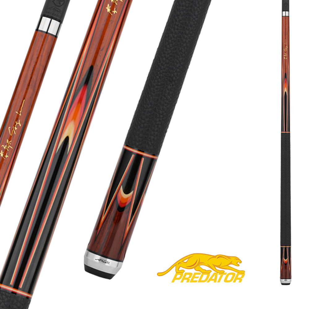 MANCHE PREDATOR SANG LEE SERIES 2 NOIR/ROUGE/ORANGE/ÉRABLE/ÉBÈNE UNI-LOC AVEC GRIP DE LUXE (FLÈCHE NON-INCLUSE) - ÉDITION LIMITÉE