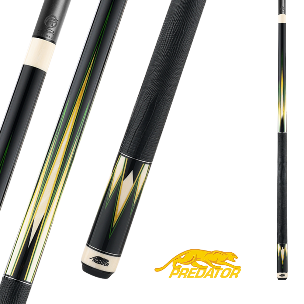 PREDATOR BUTT TRUESPLICE 16 3RD GENERATION GREEN/YELLOW UNI-LOC LEATHER WRAP (SHAFT NON INCLUDED) - LIMITED EDITION