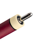 PREDATOR 4-POINT SNEAKY PETE POOL CUE - PURPLE HEART / BLUE - ELEPHANT PATTERN LEATHER WRAP (SHAFT NOT INCLUDED)