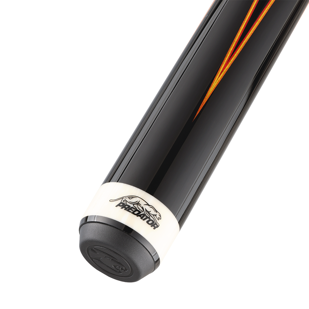 PREDATOR BUTT DOUBLE BUTTERFLY 2 2ND GENERATION RED/YELLOW/ORANGE UNI-LOC NO WRAP (SHAFT NON INCLUDED)- LIMITED EDITION