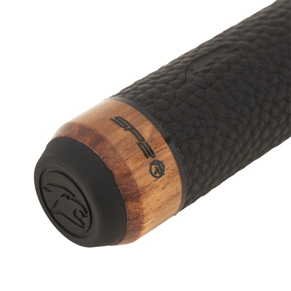 PREDATOR BUTT SP2 ADVENTURA API1 APITONG WOOD/BLACK UNI-LOC LEATHER LUXE WRAP (SHAFT NON INCLUDED)- LIMITED EDITION