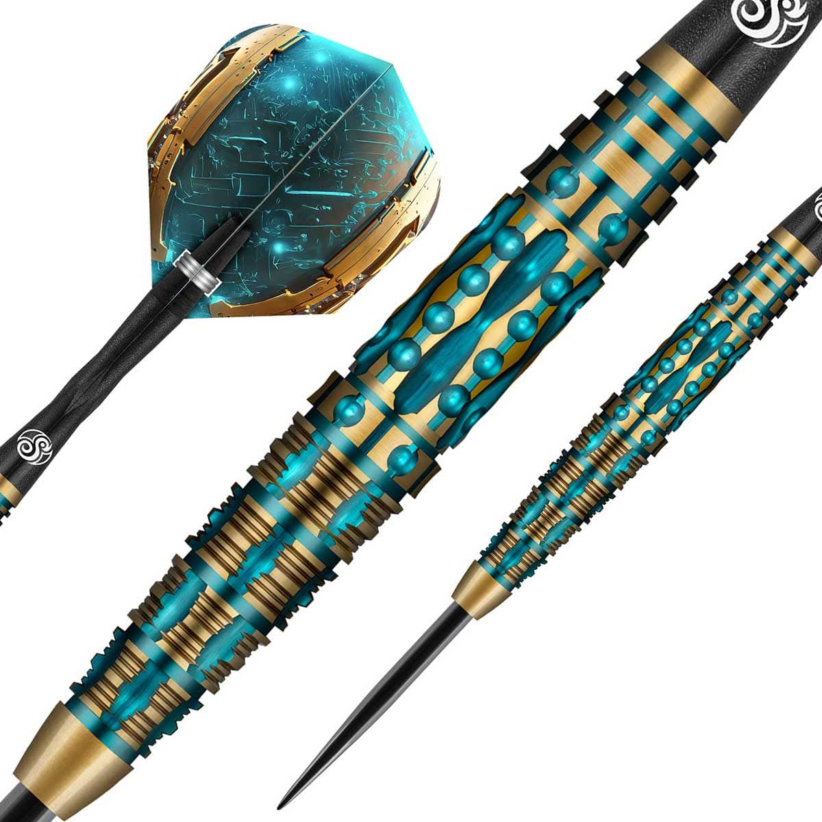 SHOT AI REPLICANT STEEL TIP DART SET - 90% TUNGSTEN BARRELS