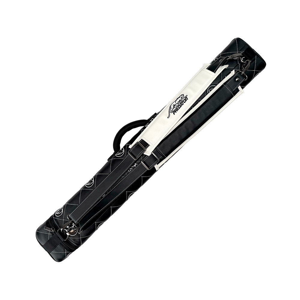 PREDATOR ROADLINE CAT HEAD BLACK/WHITE HARD CUE CASE - 2B/4S - LIMITED EDITION