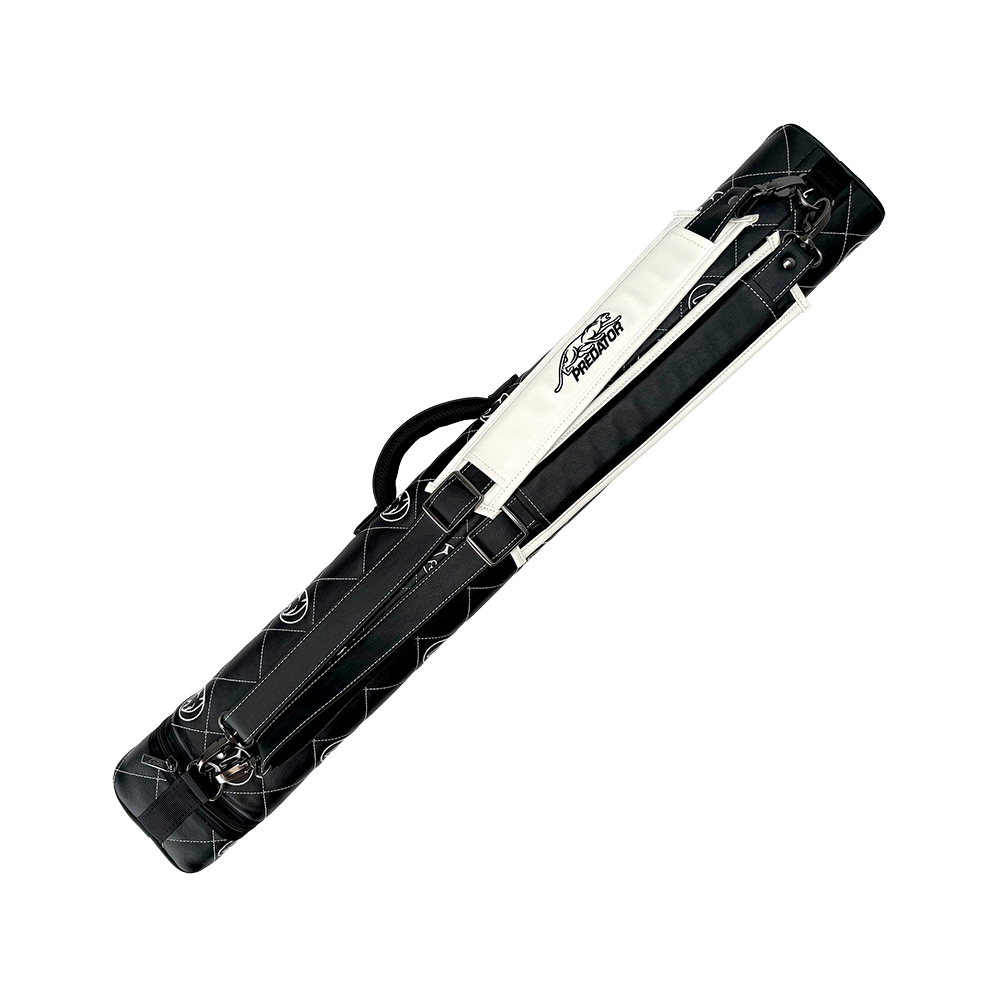 PREDATOR ROADLINE CAT HEAD BLACK/WHITE HARD CUE CASE - 3B/5S - LIMITED EDITION