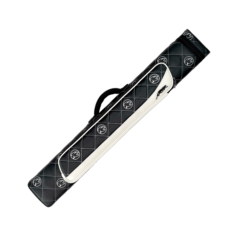 PREDATOR ROADLINE CAT HEAD BLACK/WHITE HARD CUE CASE - 3B/5S - LIMITED EDITION