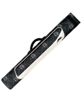 PREDATOR ROADLINE CAT HEAD BLACK/WHITE HARD CUE CASE - 3B/5S - LIMITED EDITION