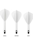 FLÉCHETTES SHOT 1 PIÈCE BLANCHE KITE EMBOUT