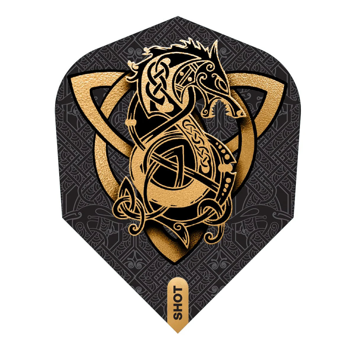 SHOT VIKING WOLF DART FLIGHT SET - SMALL STANDARD