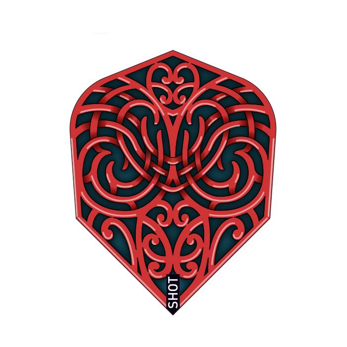 SHOT WARRIOR KAPENE DART FLIGHT SET - SMALL STANDARD