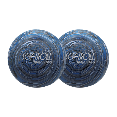 SOFTROLL BALLISTICS PETITES BOULES DE BOWLING - BLEU/BLANC/NOIR