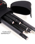 ÉTUI RIGIDE POUR BAGUETTES DE BILLARD CUETEC PRO LINE NOIR ÉDITION 2X4 - NOIR - ÉDITION LIMITÉE