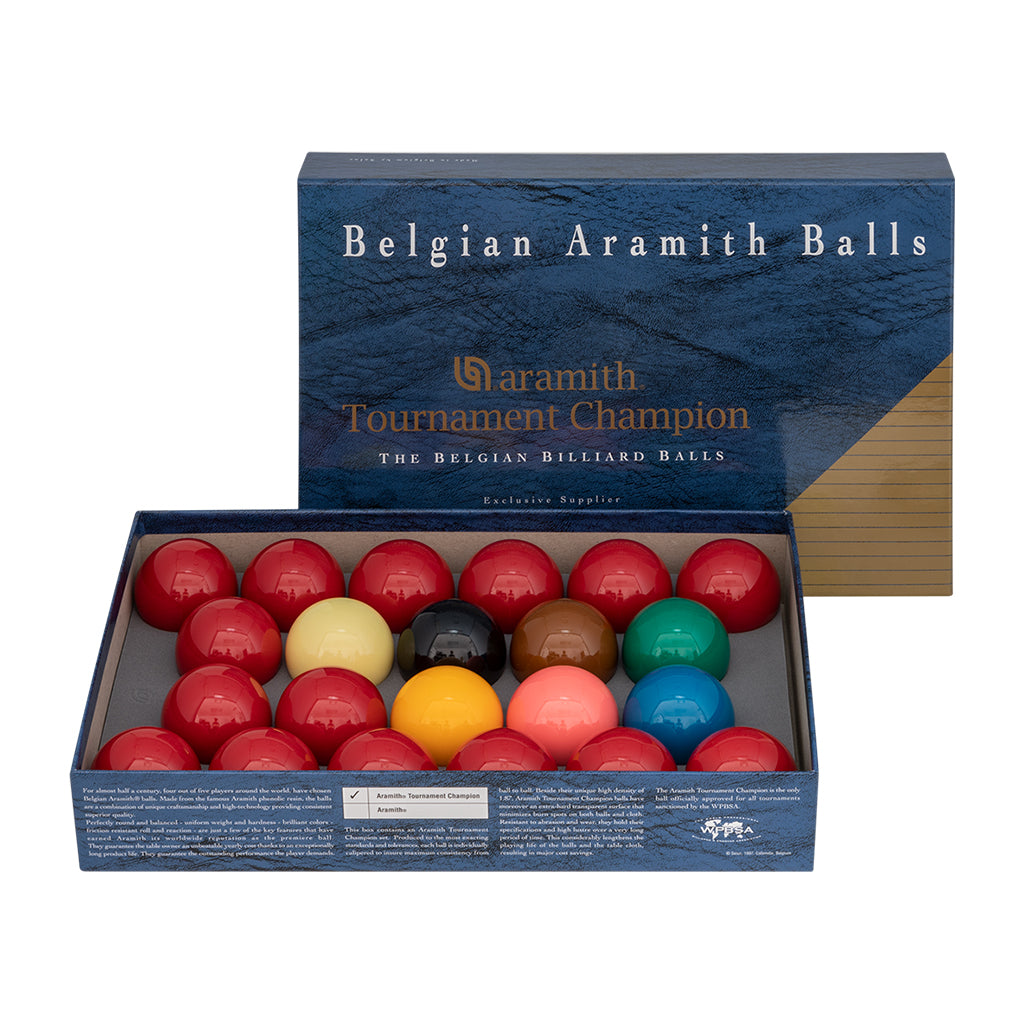 TOURNAMENT CHAMPION ARAMITH SNOOKER BALLS SET - 2 1/16"