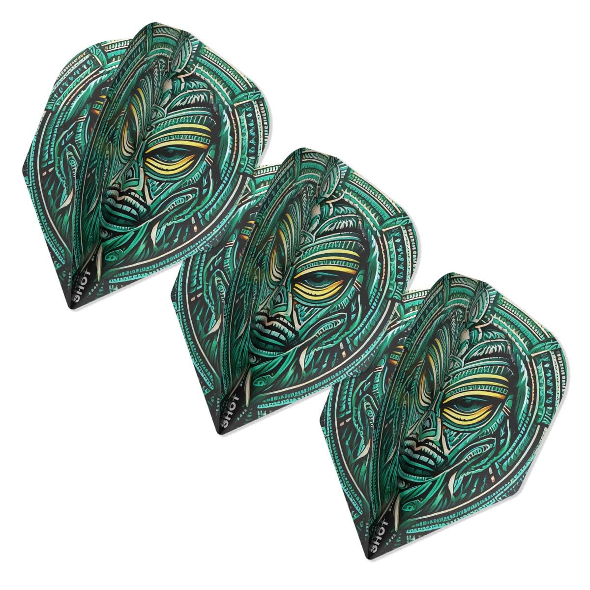 SHOT TRIBAL WEAPON TOKI DART FLIGHT SET - SMALL STANDARD