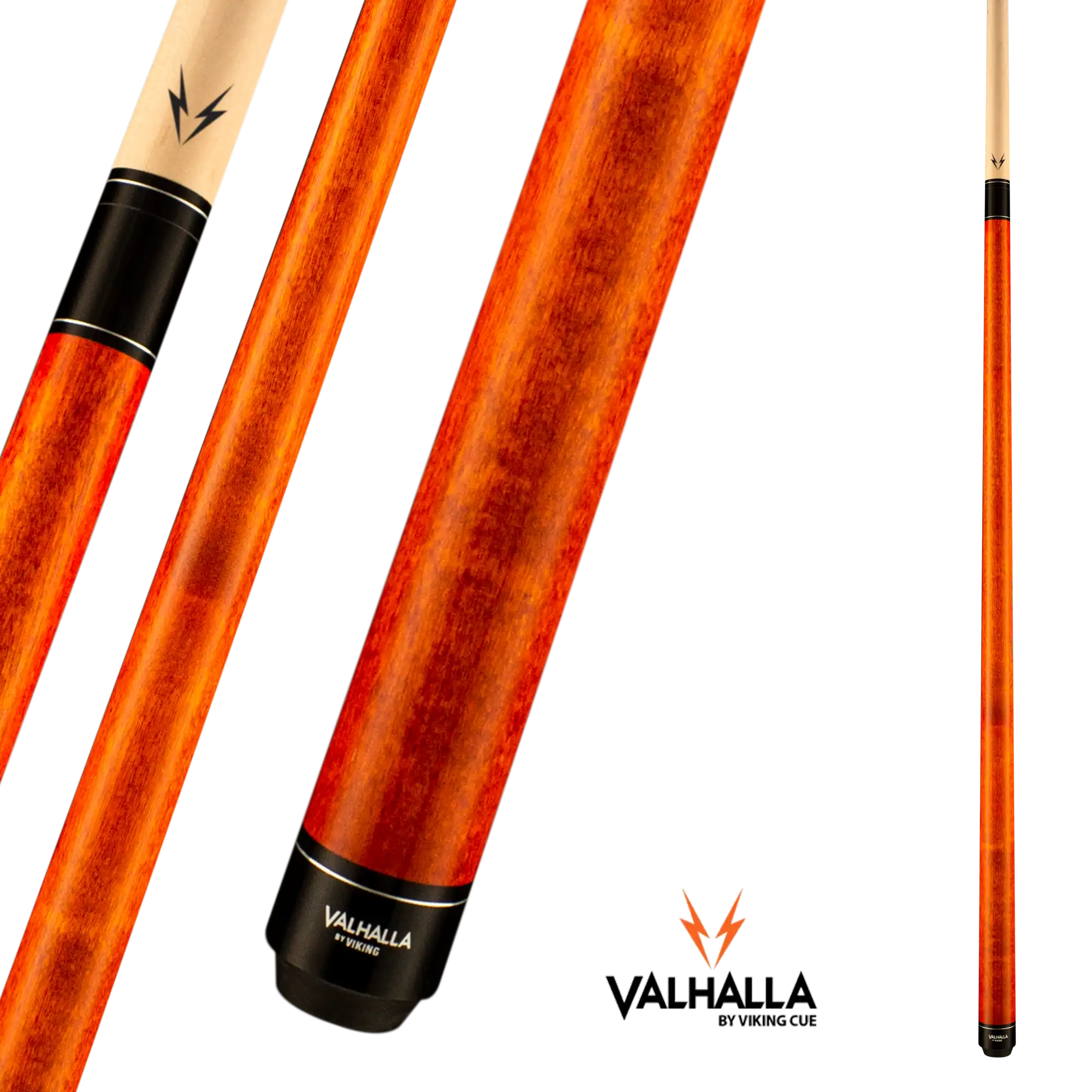 VIKING VALHALLA VA109 POOL CUE ORANGE 13MM 19OZ NO WRAP