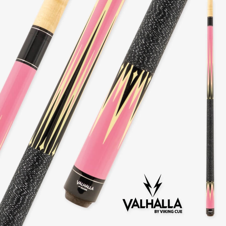 VIKING VALHALLA VA302 19OZ PINK AND BLACK POOL CUE