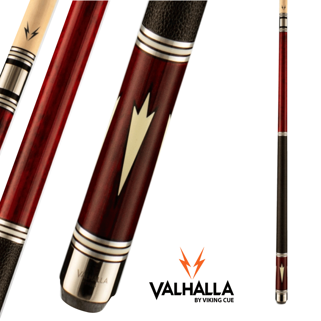 VIKING VALHALLA VA902 19OZ BURGUNDY POOL CUE