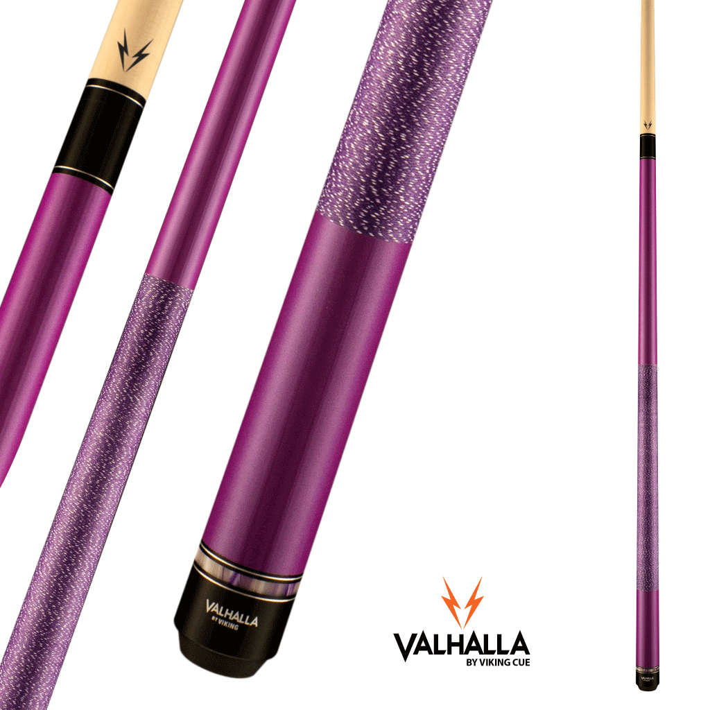 VIKING VALHALLA VG022 PURPLE POOL CUE 13MM 19OZ