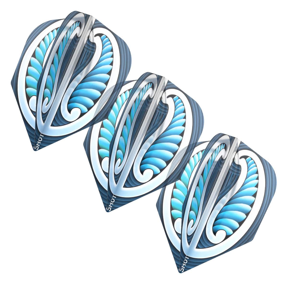 ENSEMBLE DE 3 PLUMES DE DARD SHOT WARRIOR