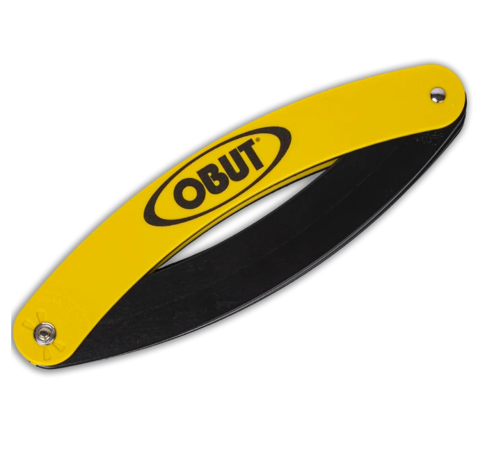 OBUT BLACK AND YELLOW FOLDING PÉTANQUE CIRCLE
