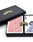 COPAG PLASTIQUE BRIDGE  DECKCARDS 1546 REGULAR RED AND BLUE