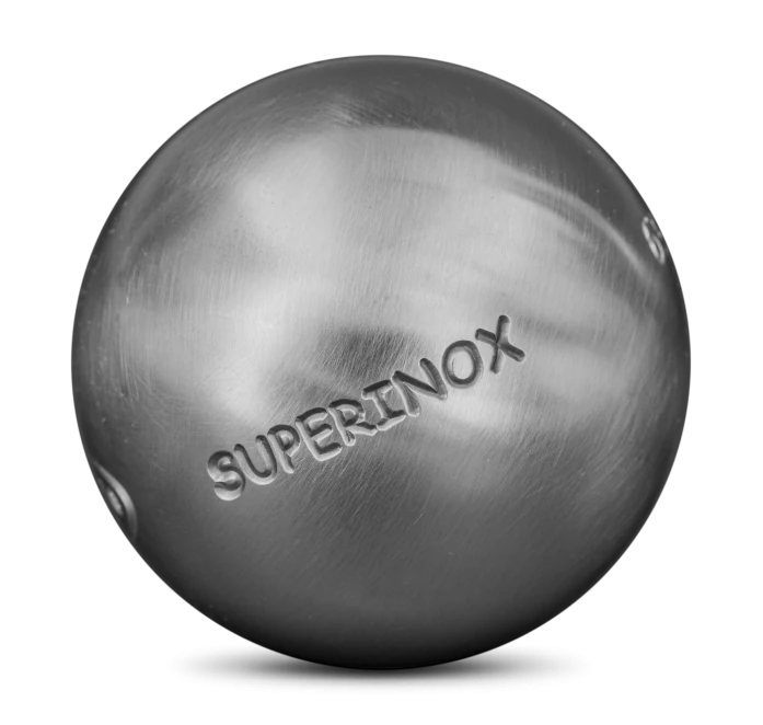 ENSEMBLE DE 3 BOULES PÉTANQUE OBUT SUPERINOX D:72MM P:710GR S:0