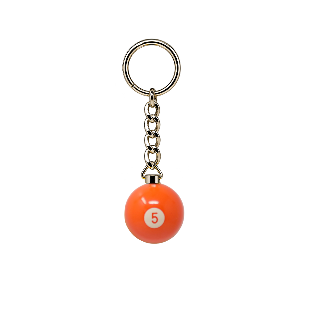 PORTE-CLÉS BOULE DE BILLARD 1 PO NUMÉROTÉE