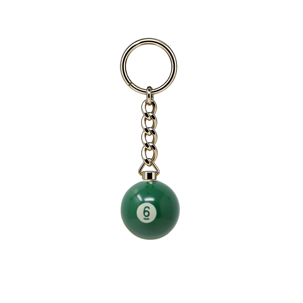 PORTE-CLÉS BOULE DE BILLARD 1 PO NUMÉROTÉE