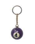 PORTE-CLÉS BOULE DE BILLARD 1 3/8 PO ARAMITH - NUMÉROTÉ