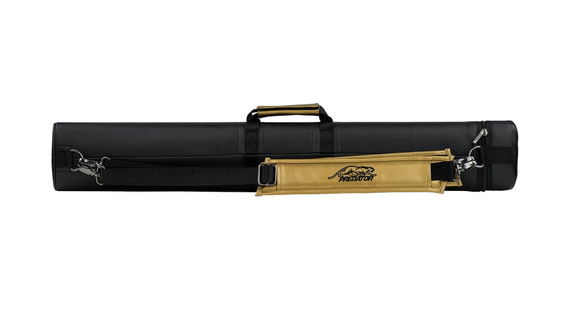 PREDATOR ROADLINE BLACK AND GOLD HARD POOL CUE CASE - 2B/4S