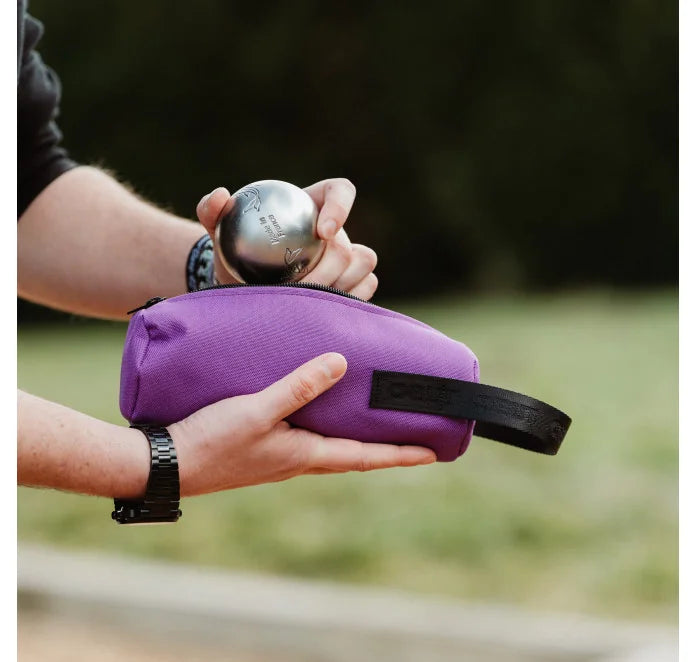 SACOCHE DE PÉTANQUE OBUT EN TOILE VIOLET