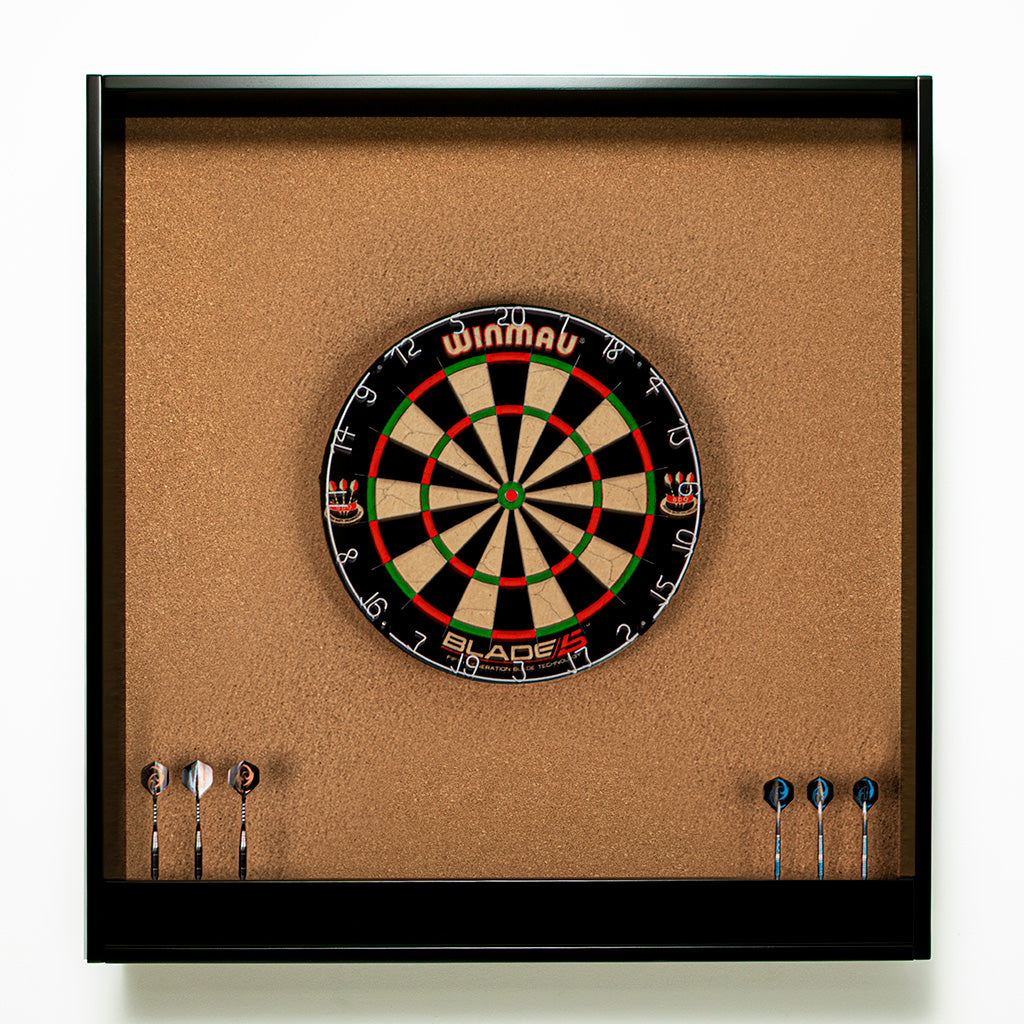 HARDWOOD DART CABINET