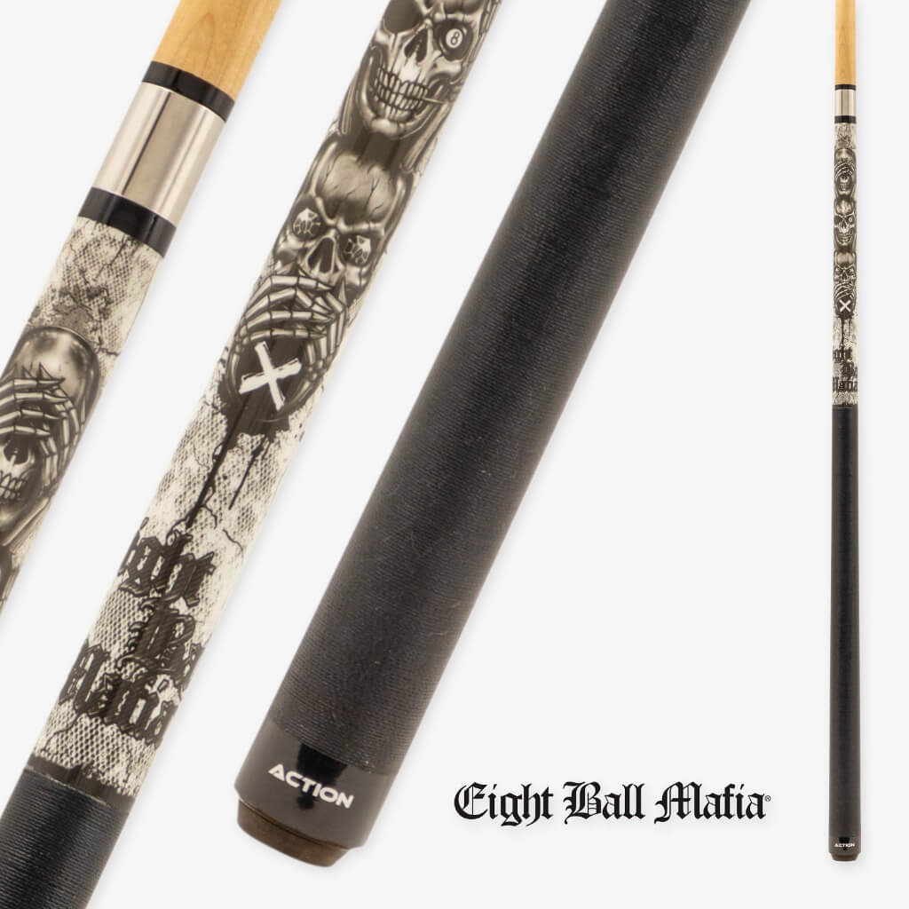 ACTION EIGHT BALL MAFIA BREAK CUE - DAEMON