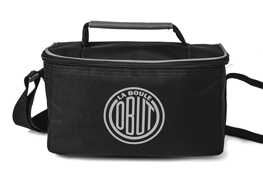 BOCCE CASE OBUT 3 BALLS BLACK