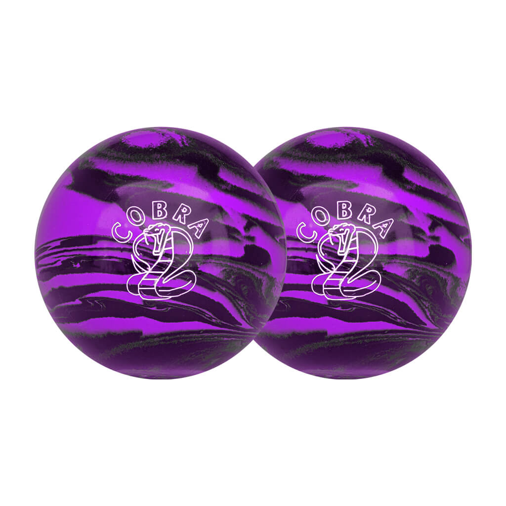 COBRA SMALL BOWLING BALLS - PURPLEBLACK