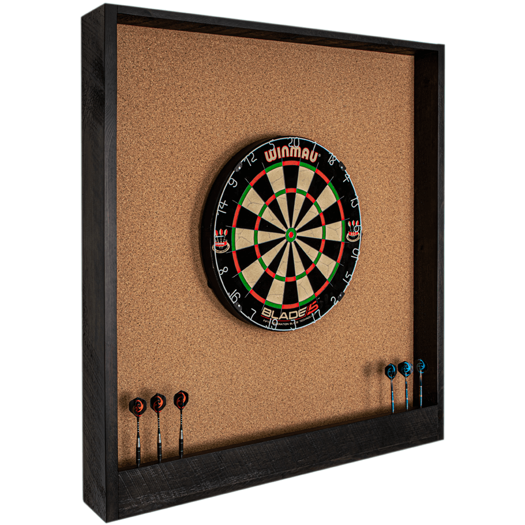 HARDWOOD DART CABINET