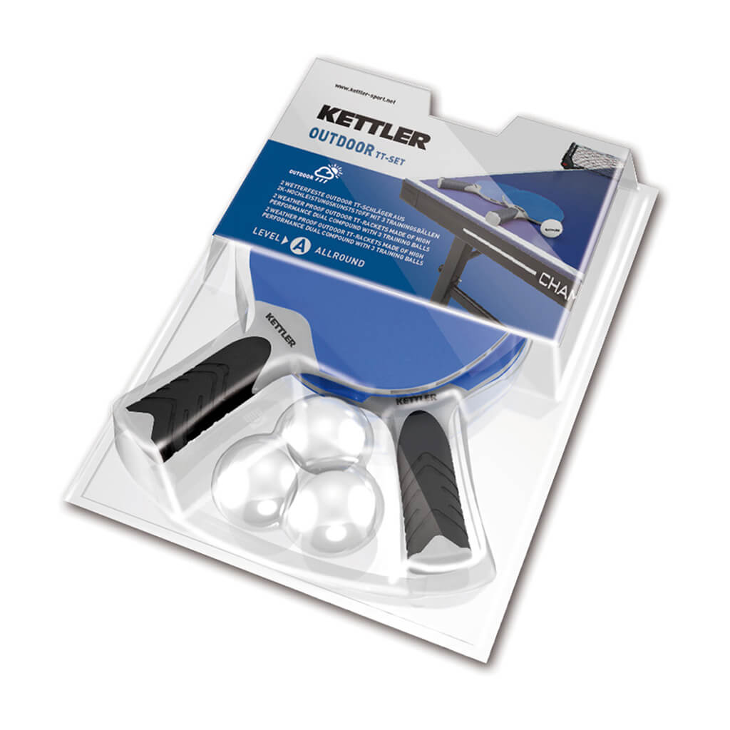 KETTLER HALO 5.0 OUTDOOR PING PONG RACKETS