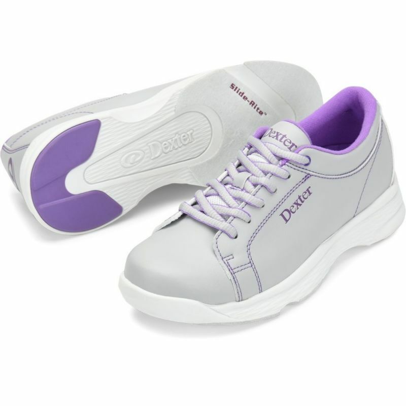 LADIES BOWLING SHOES RAQUEL V GREYPURPLE