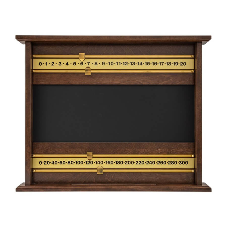 LARGE SCOREBOARD WITH BRASS RODS - WHITE BIRCH