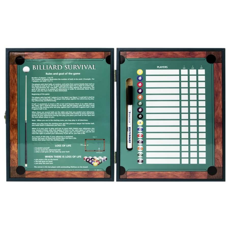 PORTABLE BILLIARD SURVIVAL - CASE - ENGLISH VERSION