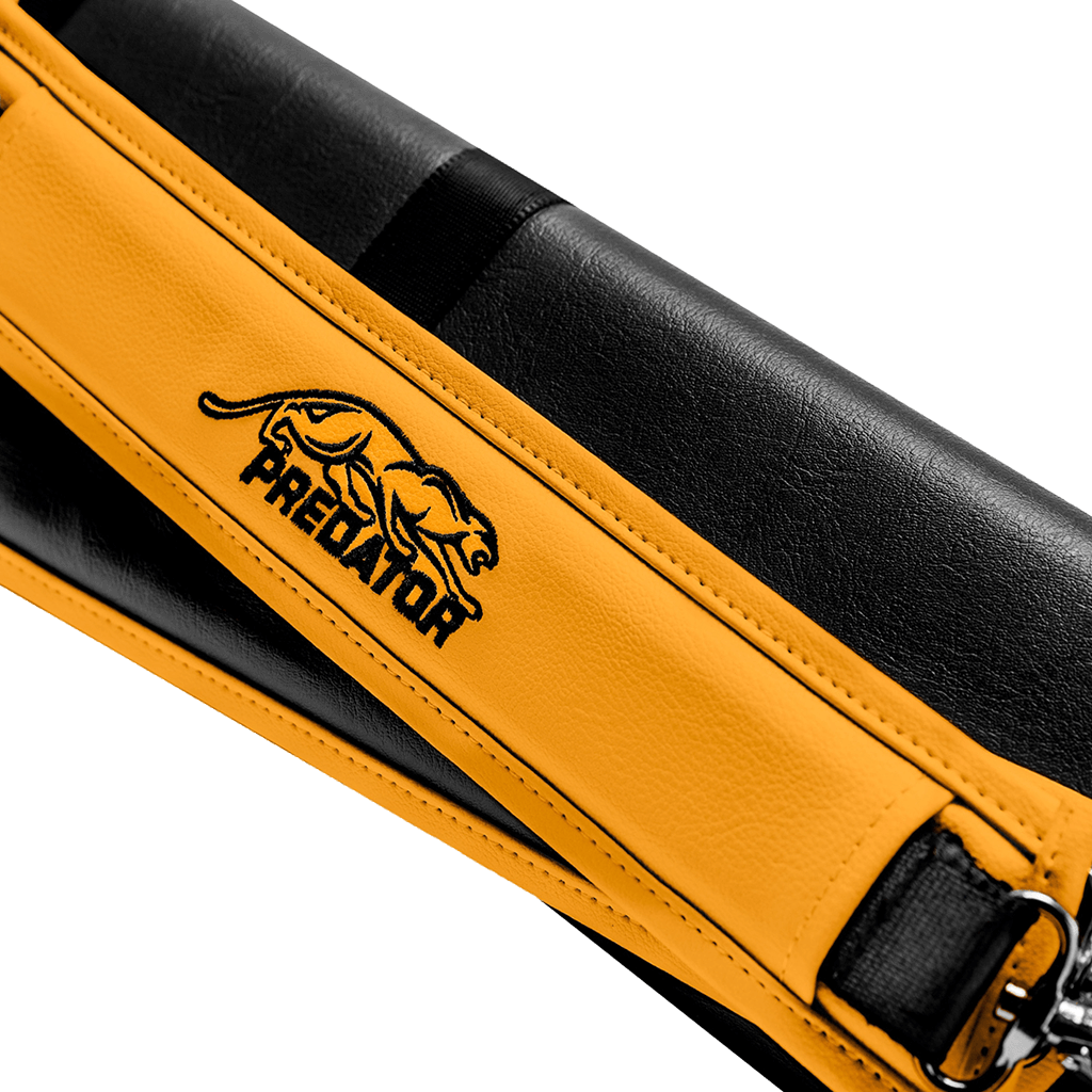 PREDATOR ROADLINE BLACK/YELLOW HARD POOL CUE CASE - 2B/4S