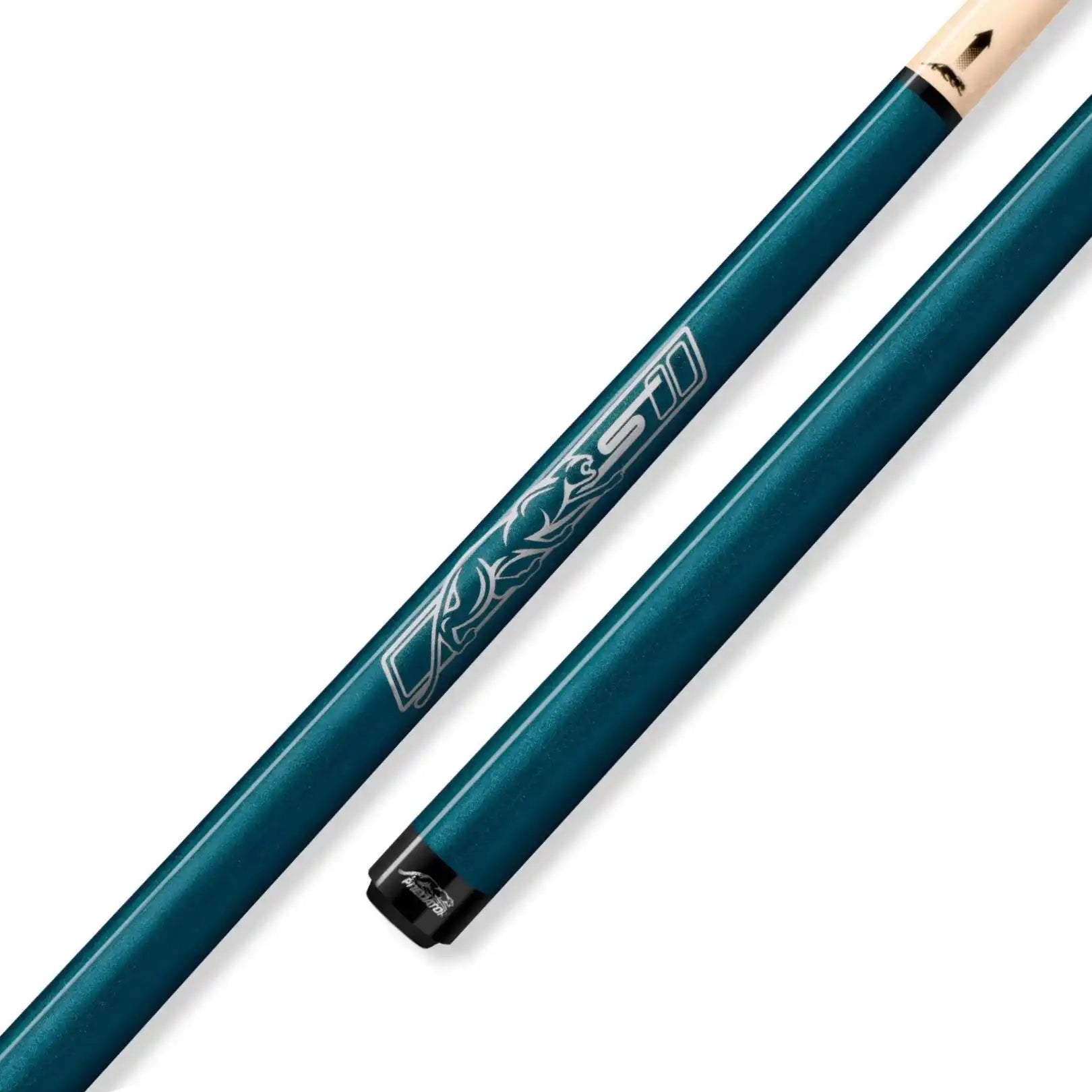 Predator 52 Blue Shorty Sport Pool Cue - No Wrap