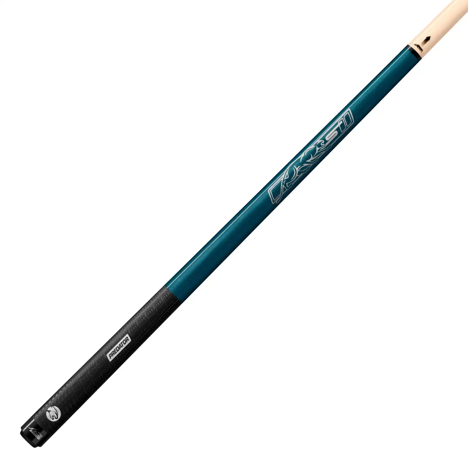 Predator 52 Blue Turquoise Shorty Sport Pool Cue - Sport Wrap